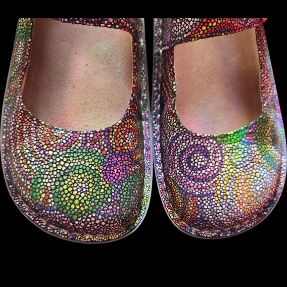 Alegria Paloma Mary Jane Shoes In Rainbow Size 6.5 - Picture 7 of 8